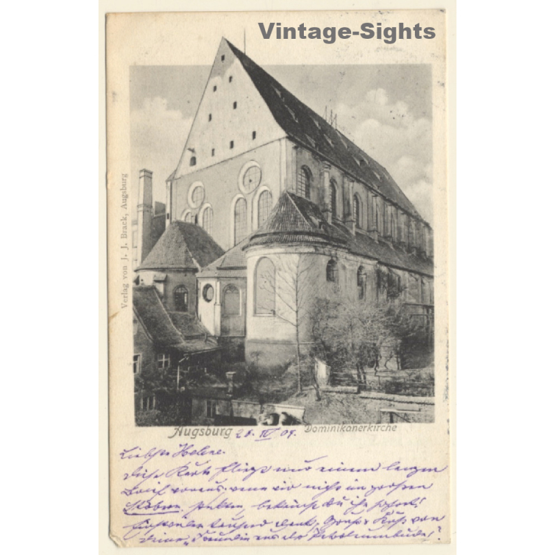 Augsburg / Germany: Dominikanerkirche (Vintage PC 1904)