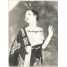 Erotic Study by Pjotr Van Moock: Nude Geisha *2 / Cigarette - Kimono (Vintage XL Photo 40 x 30 CM 1980s)