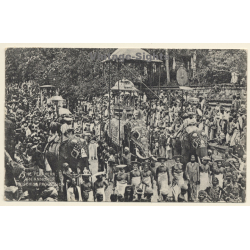 Sri Lanka - Ceylon: The Perahera Annual Buddhist Procession (Vintage PC 1909)
