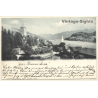 Spiez / Switzerland: Partial View & Lake (Vintage PC 1906)