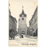 Neuchâtel / Switzerland: Le Locle - Rue du Temple (Vintage PC 1908)