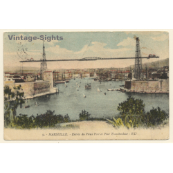 Marseille / France: View Port et Pont Transbordeur (Vintage PC 1913)