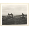 British Motocross Race N°71 N°81 N°26 / Scrambling *4 (Vintage Photo UK ~1950s)