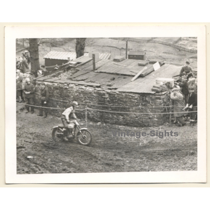 British Motocross Race / Scramble *10 (Vintage Photo UK ~1950s)