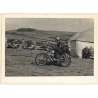 British Motocross Race N°53 / Scramble *21 (Vintage Photo UK ~1950s)