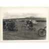 British Motocross Race N°63 N°43 N°54  / Scramble *25 (Vintage Photo UK ~1950s)
