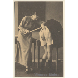 1920s Erotica: BDSM Fantasy - Spanking*5 / Risqué - Boudoir (PC Weltpostverein RE ~1960s)