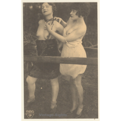 1920s Erotica: BDSM Fantasy - Bondage*1 / Risqué - Boudoir (PC Weltpostverein RE ~1960s)