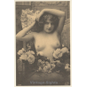 1920s Erotica: Nude Belle Epoque Beauty*4 / Risqué - Boudoir (PC Weltpostverein RE ~1960s)