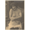 1920s Erotica: Nude Belle Epoque Beauty*6 / Risqué - Boudoir (PC Weltpostverein RE ~1960s)