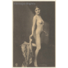 1920s Erotica: Nude Belle Epoque Beauty*7 / Risqué - Boudoir (PC Weltpostverein RE ~1960s)