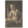 1920s Erotica: Nude Belle Epoque Beauty*12 / Risqué - Boudoir (PC Weltpostverein RE ~1960s)