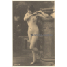 1920s Erotica: Nude Belle Epoque Beauty*18 / Risqué - Boudoir (PC Weltpostverein RE ~1960s)