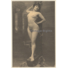 1920s Erotica: Nude Belle Epoque Beauty*21 / Risqué - Boudoir (PC Weltpostverein RE ~1960s)
