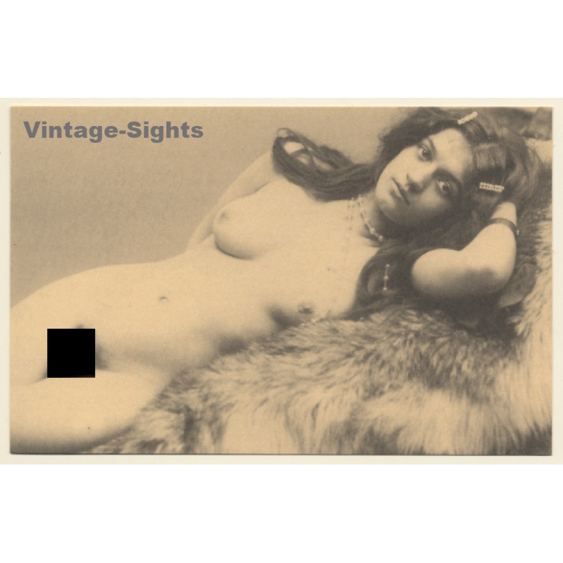 1920s Erotica: Nude Belle Epoque Beauty*25 / Risqué - Boudoir (PC Weltpostverein RE ~1960s)