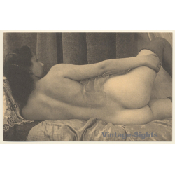 1920s Erotica: Nude Belle Epoque Beauty*29 / Risqué - Boudoir (PC Weltpostverein RE ~1960s)