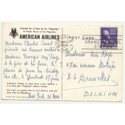 American Airlines / Route Of The Flagships (Vintage PC 1947)