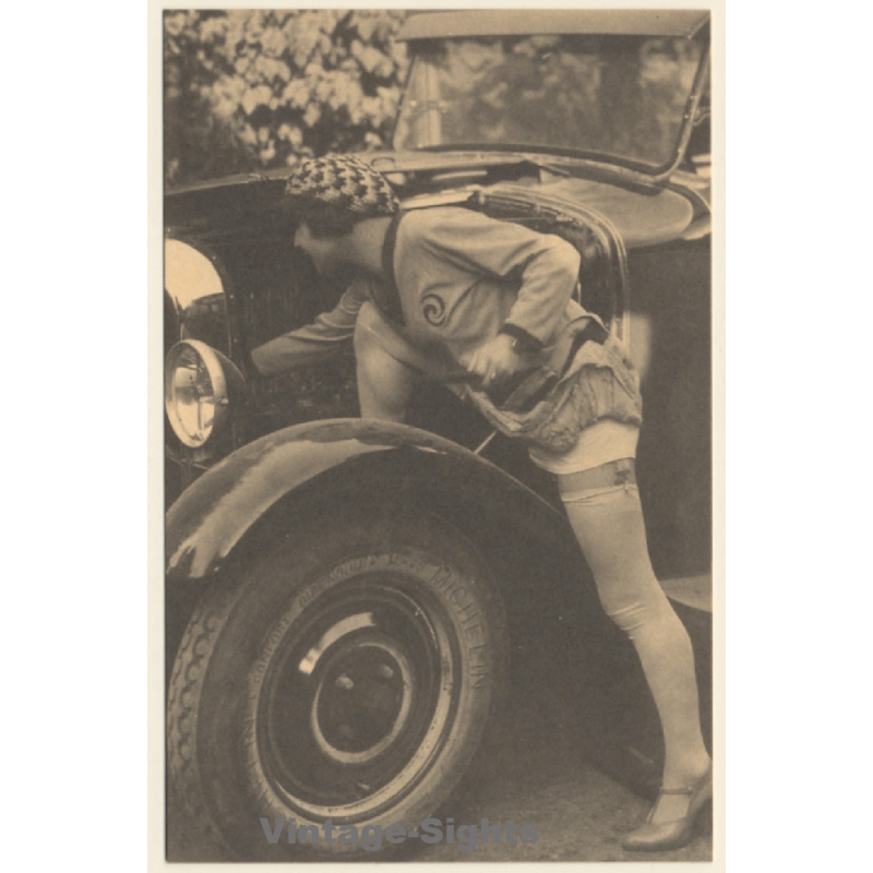 1920s Erotica: Lascivious Flapper*6 / Michelin - Risqué - Boudoir (PC Weltpostverein RE ~1960s)