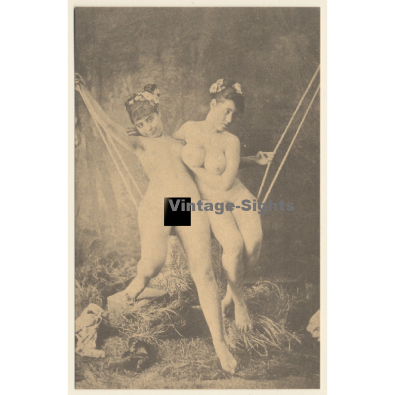 1920s Erotica: Lesbian Fantasy *4 / Risqué - Boudoir (PC RE ~1960s)