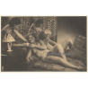 1920s Erotica: Lesbian Fantasy *8 / Risqué - Boudoir (PC RE ~1960s)