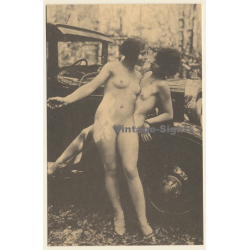 1920s Erotica: Lesbian Fantasy *9 / Oldtimer - Risqué - Boudoir (PC RE ~1960s)