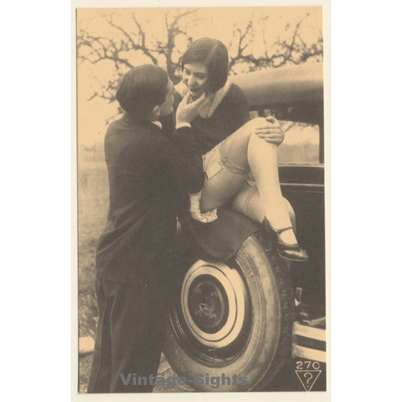 1920s Erotica: Couple Fantasy *4 / Oldtimer - Risqué - Boudoir (PC RE ~1960s)