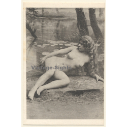 1920s Erotica: Belle Epoque Nude*2 / Risqué - Boudoir (Vintage Trading Card ~1930s)