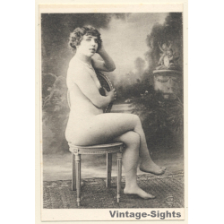 1920s Erotica: Belle Epoque Nude*4 / Risqué - Boudoir (Vintage Trading Card ~1930s)