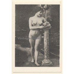 1920s Erotica: Belle Epoque Nude*7 / Risqué - Boudoir (Vintage Trading Card ~1930s)
