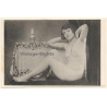 1920s Erotica: Belle Epoque Nude*11 / Risqué - Boudoir (Vintage Trading Card ~1930s)
