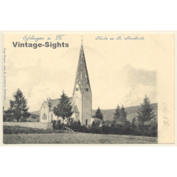 Esslingen a.N. / Germany: Kirche zu St. Bernhardt (Vintage PC 1903)