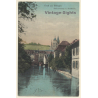 Esslingen a.N. / Germany: Klein Venedig m. Stadtkirche (Vintage PC 1910)