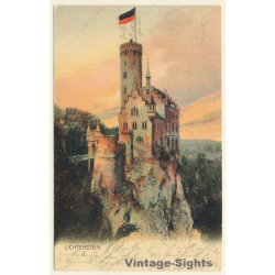 Honau / Germany: Schloss Lichtenstein *4 (Vintage PC 1905)