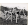 Erotic Study: 2 Slim Nude Outdoors / Tan Lines - Lesbian INT (Vintage Photo KORENJAK 1970s/1980s)