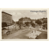 Berlin / Germany: Potsdamer Platz mit Verkehrsturm (Vintage RPPC 1910s/1920s)