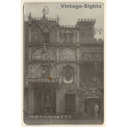 Paris / France: Cabaret Le Ciel - Montmartre (Vintage RPPC 1900s)