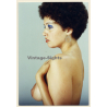 Erotic Study: Shorthaired Nude Curlyhead *1 / Boobs (Vintage Photo ~1990s)