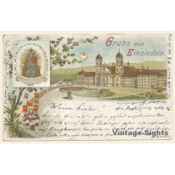 Kloster Einsiedeln / Switzerland: Monastery (Vintage PC Litho 1901)