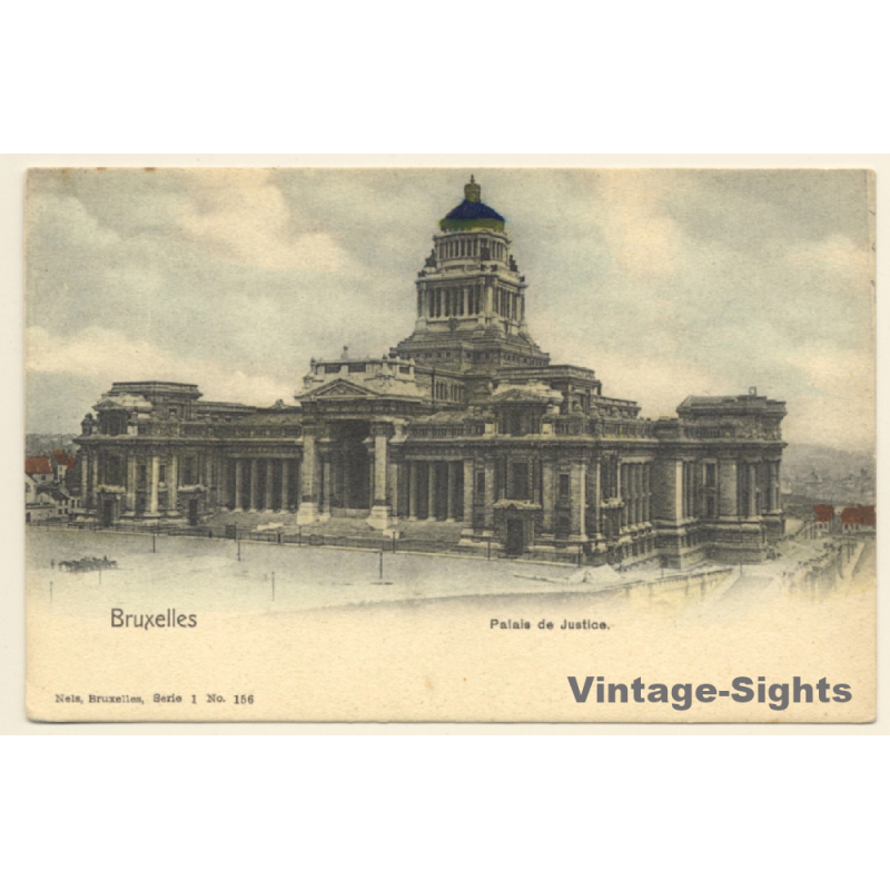 Bruxelles / Belgium: Palais de Justice (Vintage PC 1900s)
