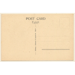 Lehnert & Landrock N°1042: Cairo - The Pyramid of Gizeh / Camel (Vintage PC 1910s/1920s)