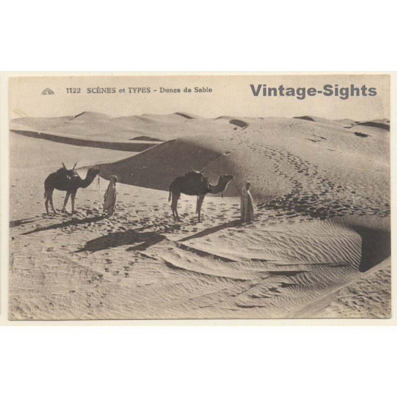 CAP 1122: Dunes de Sable / Camel - Desert (Vintage PC 1910s/1920s) CAP 1122: Dunes de Sable / Camel - Desert (Vintage PC 1910s/1920s)