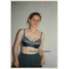 Erotic Study: Natural Busty Semi Nude Female*1 / Bra (Vintage Photo ~1990s)