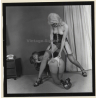 Erotic Study: Semi Nude Maid & Mistress In Spanking Session*13 / BDSM (Vintage Contact Sheet Photo 1970s/1980s)