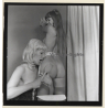 Erotic Study: Semi Nude Maid & Mistress In Spanking Session*20 / BDSM (Vintage Contact Sheet Photo 1970s/1980s)