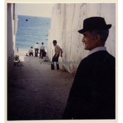 Lydia Nash: Old Men in Ibiza Town Alley*1 (Vintage Photo 1980s)