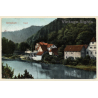 Gernsbach / Germany: Insel - Murgtal - Emil Brück Stuhlgeschäft (Vintage PC 1910)