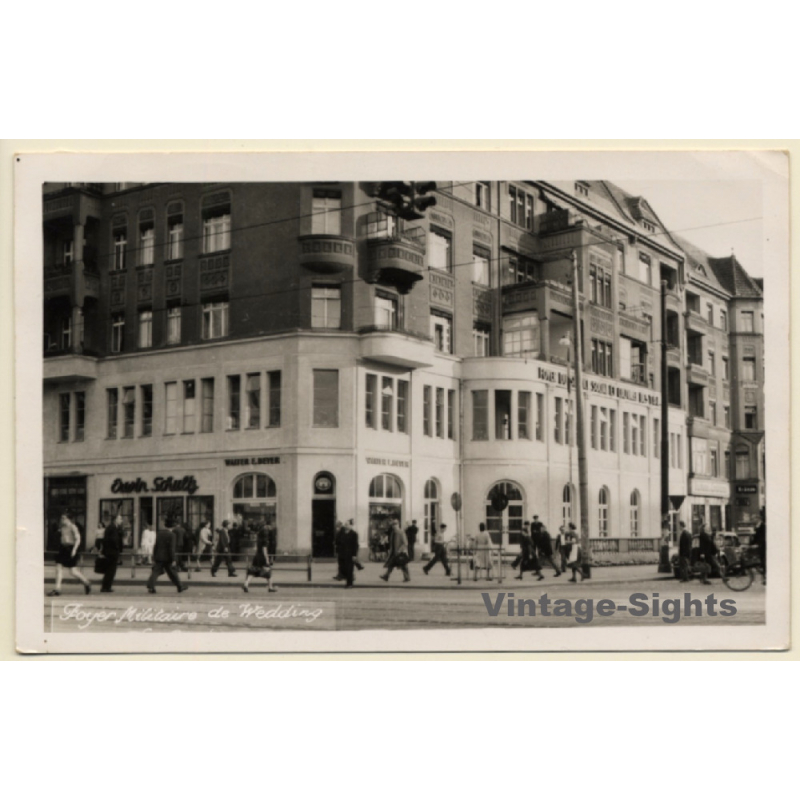 Berlin Wedding: Foyer Militaire (Vintage RPPC 1952) Berlin Wedding: Foyer Militaire (Vintage RPPC 1952)