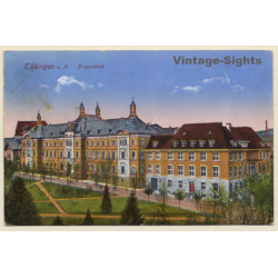 Tübingen am Neckar: Frauenklinik (Vintage PC 1927)