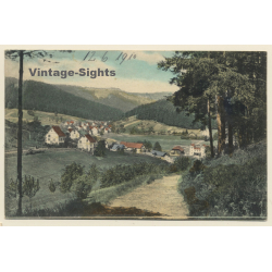 Enzklösterle im Schwarzwald: Ortsansicht (Vintage PC 1910)