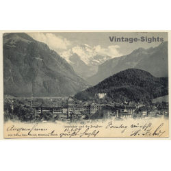 Switzerland: Interlaken & die Jungfrau (Vintage PC 1904)